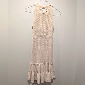 London Times creme knit dress size M